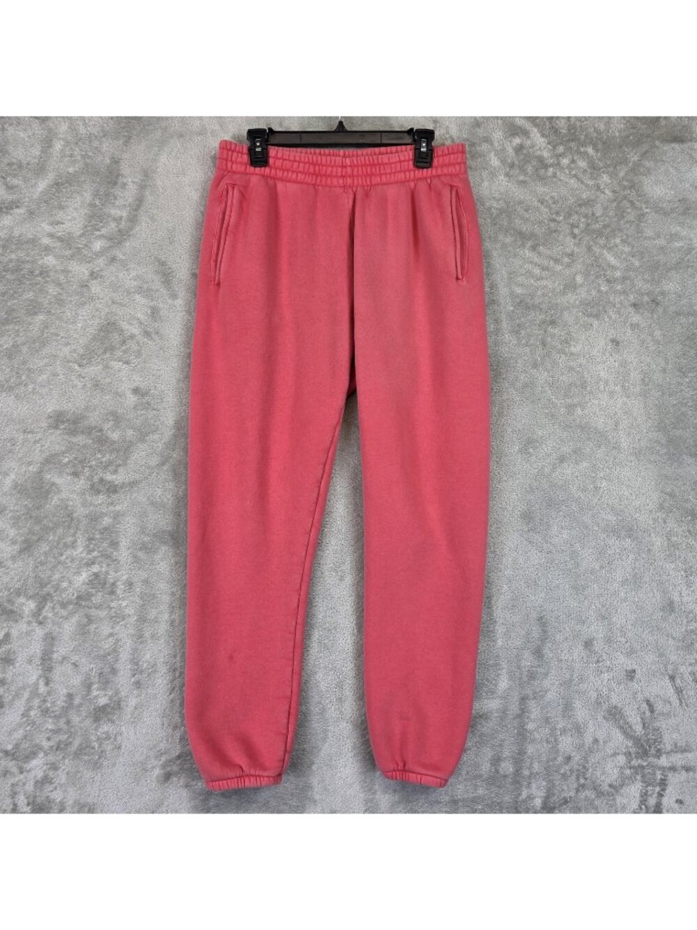 Outdoor Voices Sweatpants Womens Medium Pink Fleece Elastic Waist Joggers Lounge